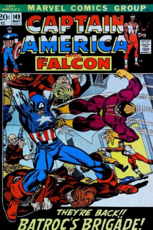 Couverture de CAPTAIN AMERICA (1968) #149 - par Gil Kane - lecubeacomics.com