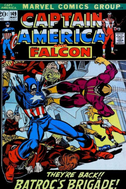 CAPTAIN AMERICA (1968) #149 - Marvel - lecubeacomics.com Couverture de CAPTAIN AMERICA (1968) #149 - par Gil Kane - lecubeacomics.com