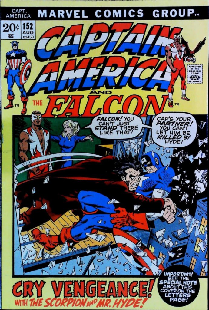 Captain America #152, vue de l'exemplaire