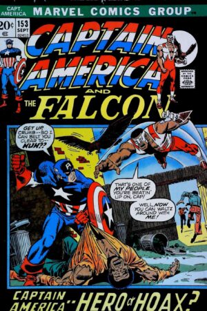 Couverture de CAPTAIN AMERICA (1968) #153 - par Sal Buscema - lecubeacomics.com