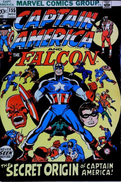 CAPTAIN AMERICA (1968) #155 - Marvel - lecubeacomics.com Couverture de CAPTAIN AMERICA (1968) #155 - par Sal Buscema - lecubeacomics.com