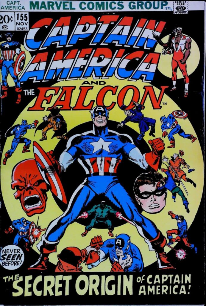 Captain America #155, exemplaire FN/VF 7.0, recto