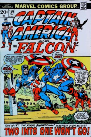 Couverture de CAPTAIN AMERICA (1968) #156 - par Dave Cockrum - lecubeacomics.com