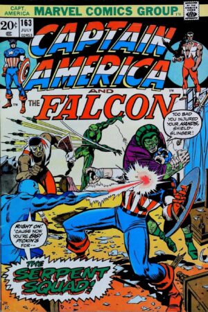 Couverture de CAPTAIN AMERICA (1968) #163 - par John Verpoorten - lecubeacomics.com