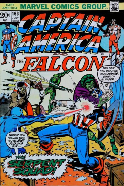 CAPTAIN AMERICA (1968) #163 - Marvel - lecubeacomics.com Couverture de CAPTAIN AMERICA (1968) #163 - par John Verpoorten - lecubeacomics.com