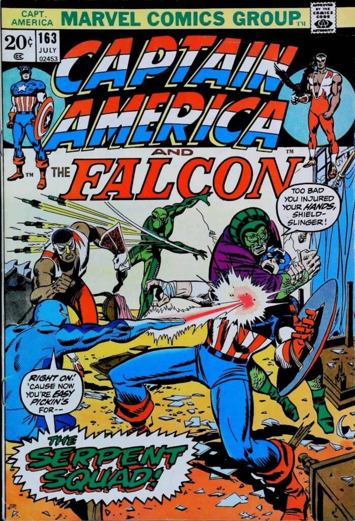 Captain America #163, exemplaire FN/VF 7.0, recto