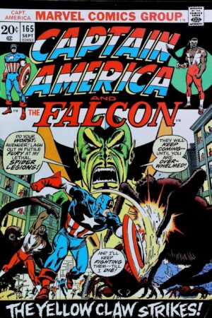 Couverture de CAPTAIN AMERICA (1968) #165 - par Sal Buscema - lecubeacomics.com