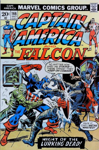 CAPTAIN AMERICA (1968) #166 - Marvel - lecubeacomics.com Couverture de CAPTAIN AMERICA (1968) #166 - par Frank Giacoia - lecubeacomics.com