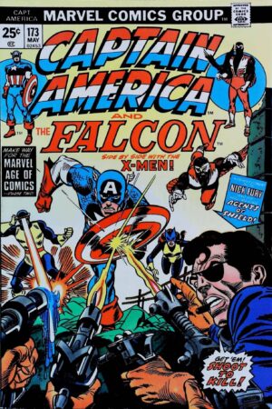 Couverture de CAPTAIN AMERICA (1968) #173 - par Frank Giacoia - lecubeacomics.com