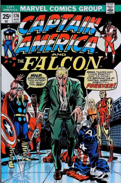 CAPTAIN AMERICA (1968) #176 - Marvel - lecubeacomics.com Couverture de CAPTAIN AMERICA (1968) #176 - par Gaspar Saladino - lecubeacomics.com