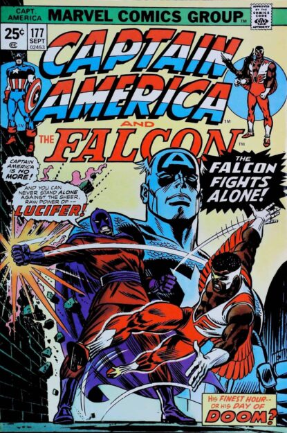 CAPTAIN AMERICA (1968) #177 - Marvel - lecubeacomics.com Couverture de CAPTAIN AMERICA (1968) #177 - par Gaspar Saladino - lecubeacomics.com
