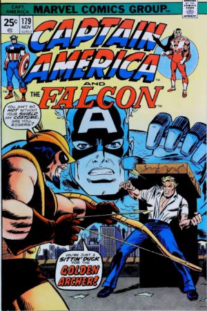 Couverture de CAPTAIN AMERICA (1968) #179 - par Frank Giacoia - lecubeacomics.com