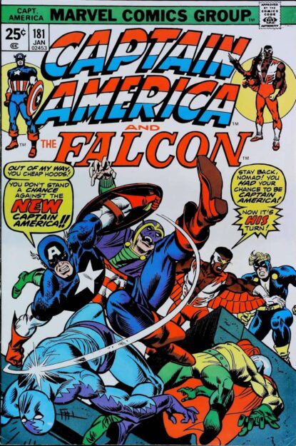 CAPTAIN AMERICA (1968) #181 - Marvel - lecubeacomics.com Couverture de CAPTAIN AMERICA (1968) #181 - par Gaspar Saladino - lecubeacomics.com