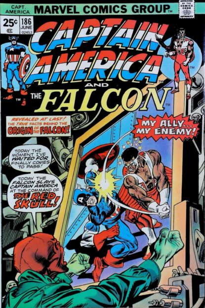 Couverture de CAPTAIN AMERICA (1968) #186 - par Gil Kane - lecubeacomics.com