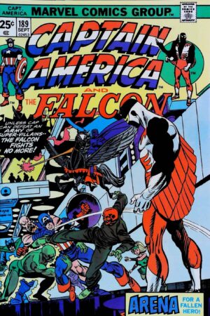 Couverture de CAPTAIN AMERICA (1968) #189 - par Gil Kane - lecubeacomics.com
