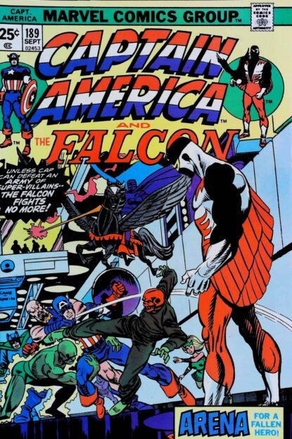 Couverture de CAPTAIN AMERICA (1968) #189 - par Gil Kane - lecubeacomics.com