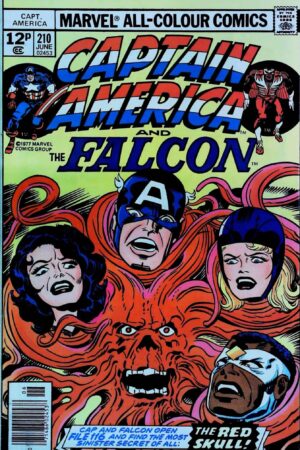 Couverture de CAPTAIN AMERICA (1968) #210 - par Jack Kirby - lecubeacomics.com