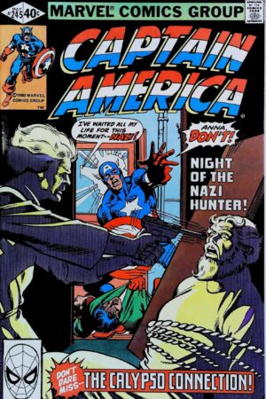 Couverture de CAPTAIN AMERICA (1968) #245 - par Frank Miller - lecubeacomics.com
