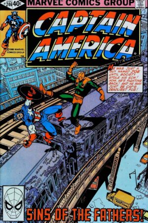 Couverture de CAPTAIN AMERICA (1968) #246 - par George Perez - lecubeacomics.com