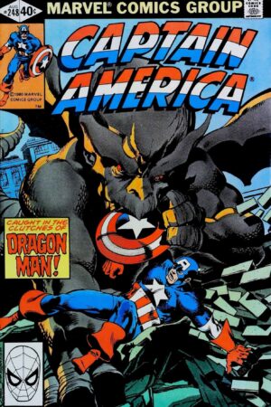 Couverture de CAPTAIN AMERICA (1968) #248 - par John Byrne - lecubeacomics.com