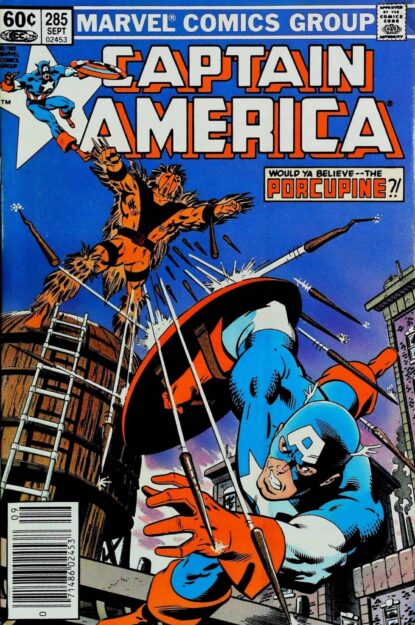 CAPTAIN AMERICA (1968) #285 - Marvel - lecubeacomics.com Couverture de CAPTAIN AMERICA (1968) #285 - par John Beatty - lecubeacomics.com