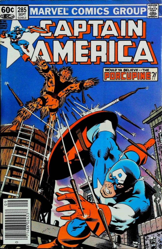 Captain America #285, exemplaire FN 6.0, recto