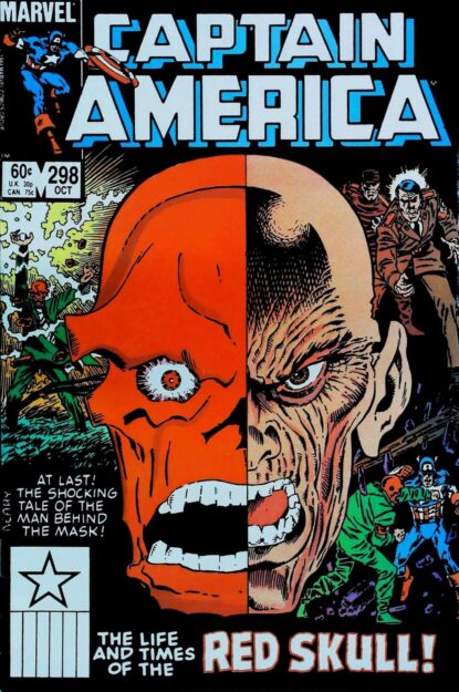Couverture de CAPTAIN AMERICA (1968) #298 - par Paul Neary - lecubeacomics.com