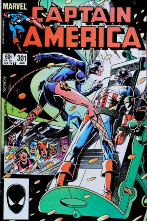 Couverture de CAPTAIN AMERICA (1968) #301 - par Paul Neary - lecubeacomics.com