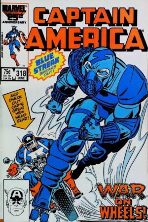 Couverture de CAPTAIN AMERICA (1968) #318 - par Paul Neary - lecubeacomics.com