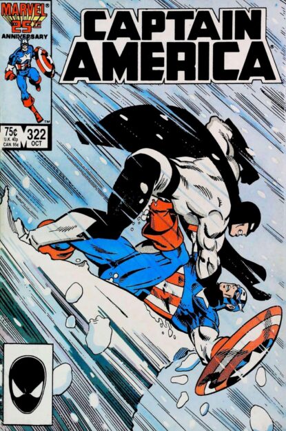 CAPTAIN AMERICA (1968) #322 - Marvel - lecubeacomics.com Couverture de CAPTAIN AMERICA (1968) #322 - par Joe Rubinstein - lecubeacomics.com