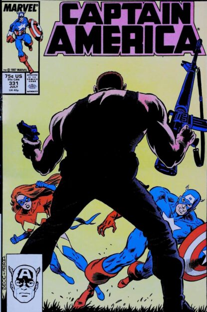 Couverture de CAPTAIN AMERICA (1968) #331 - par Bob McLeod - lecubeacomics.com