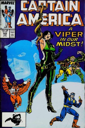 Couverture de CAPTAIN AMERICA (1968) #342 - par Al Milgrom - lecubeacomics.com