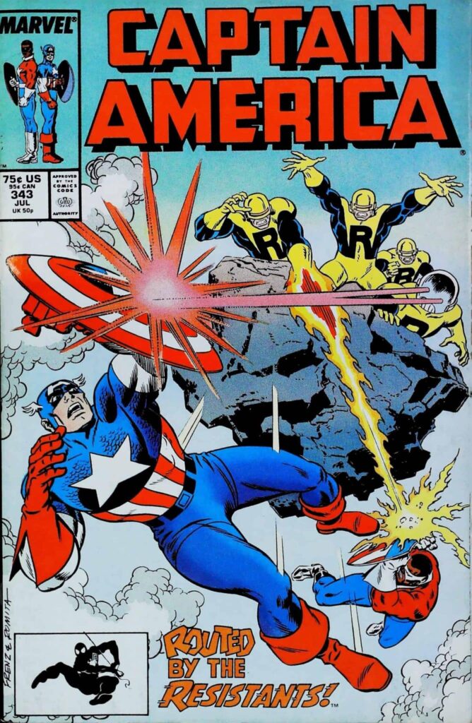 Captain America #343, vue de l'exemplaire
