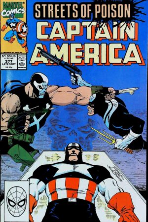 Couverture de CAPTAIN AMERICA (1968) #377 - par Danny Bulanadi - lecubeacomics.com
