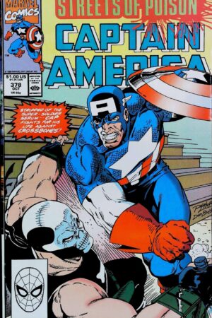 Couverture de CAPTAIN AMERICA (1968) #378 - par Al Milgrom - lecubeacomics.com