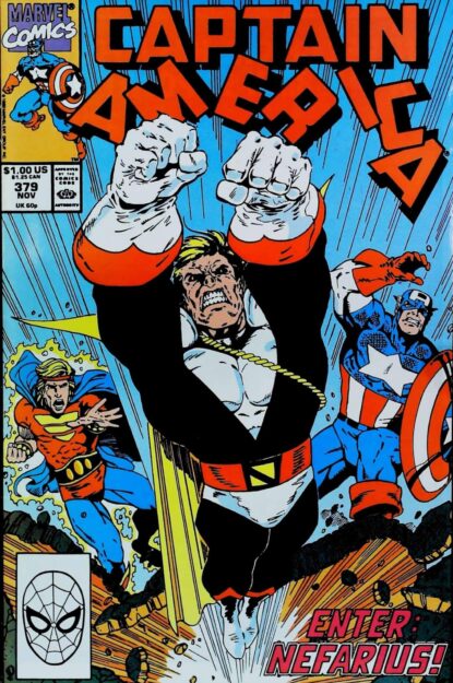 CAPTAIN AMERICA (1968) #379 - Marvel - lecubeacomics.com Couverture de CAPTAIN AMERICA (1968) #379 - par Ron Lim - lecubeacomics.com