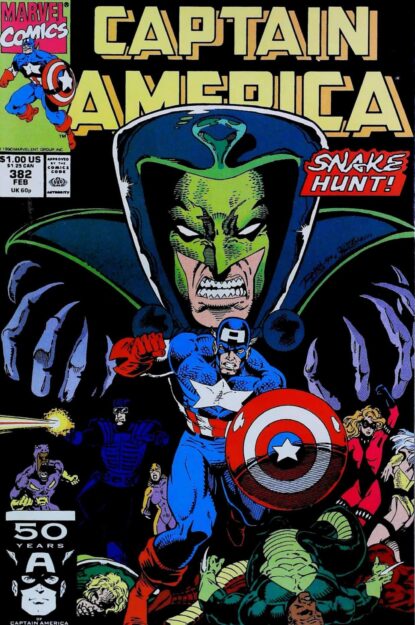 CAPTAIN AMERICA (1968) #382 - Marvel - lecubeacomics.com Couverture de CAPTAIN AMERICA (1968) #382 - par Danny Bulanadi - lecubeacomics.com