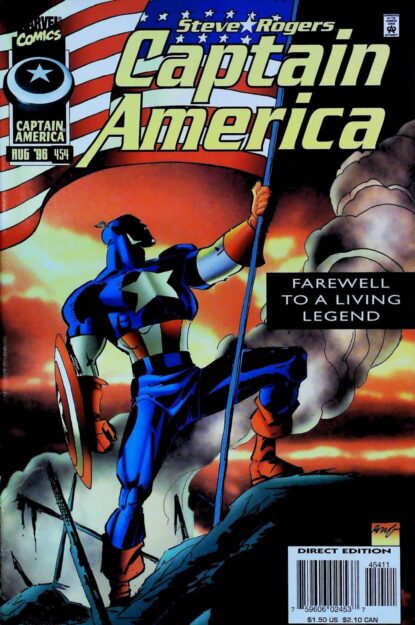 Couverture de CAPTAIN AMERICA (1968) #454 - par Ron Garney - lecubeacomics.com