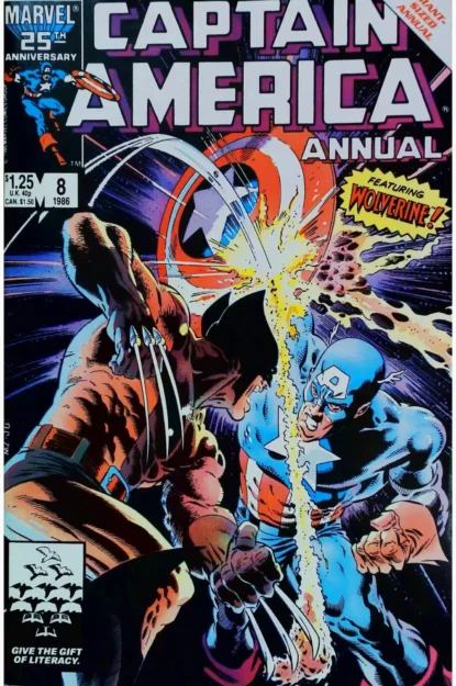 CAPTAIN AMERICA ANNUAL (1971) #8 - Marvel - lecubeacomics.com Couverture de CAPTAIN AMERICA ANNUAL (1971) #8 - par Mike Zeck - lecubeacomics.com