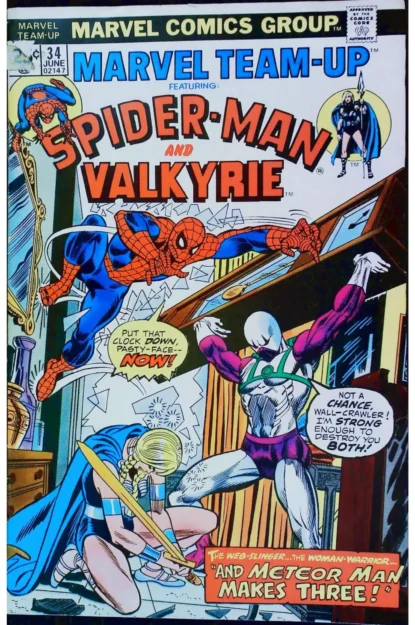 MARVEL TEAM-UP (1972) #34 - Marvel - lecubeacomics.com Couverture de MARVEL TEAM-UP (1972) #34 - par Gil Kane - lecubeacomics.com