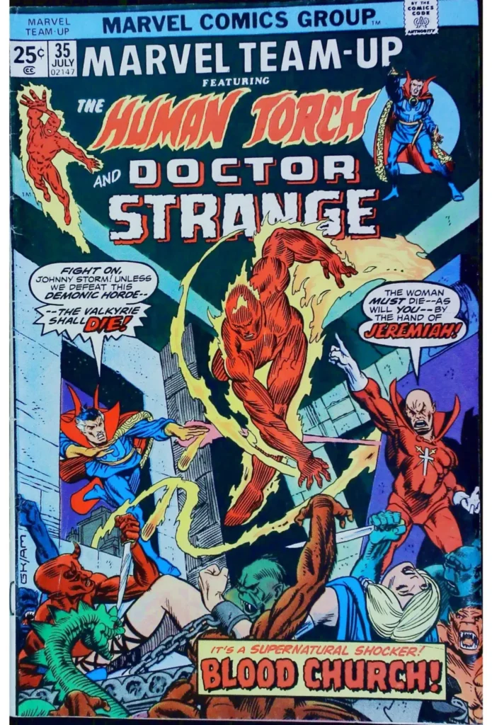 Marvel Team-Up #35, vue de l'exemplaire