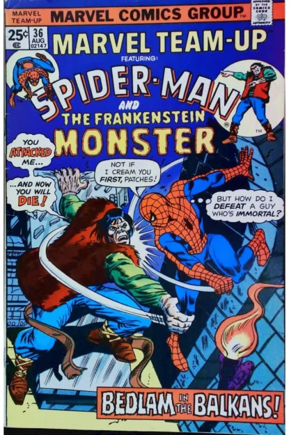 MARVEL TEAM-UP (1972) #36 - Marvel - lecubeacomics.com Couverture de MARVEL TEAM-UP (1972) #36 - par Mike Esposito - lecubeacomics.com