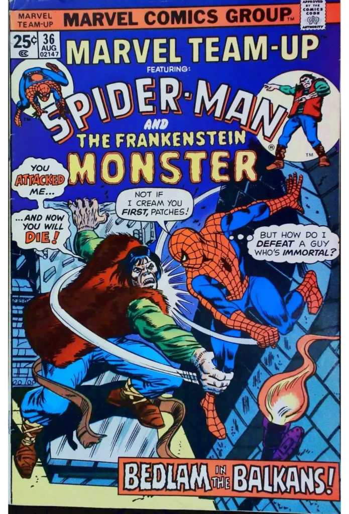Marvel Team-Up #36, exemplaire FN/VF 7.0, recto