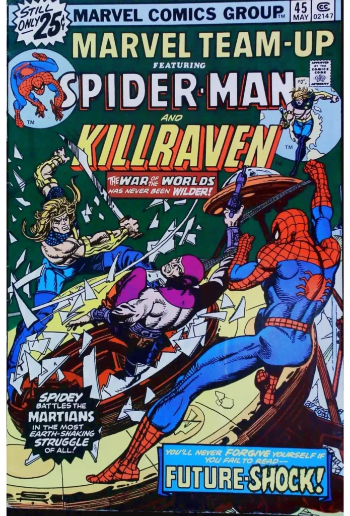 Marvel Team-Up #45, vue de l'exemplaire