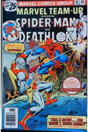 Couverture de MARVEL TEAM-UP (1972) #46 - par Irving Watanabe - lecubeacomics.com