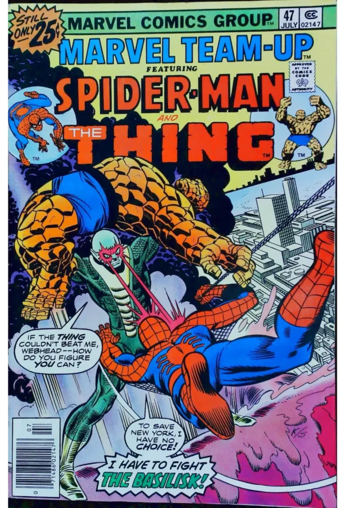 Marvel Team-Up #47, vue de l'exemplaire