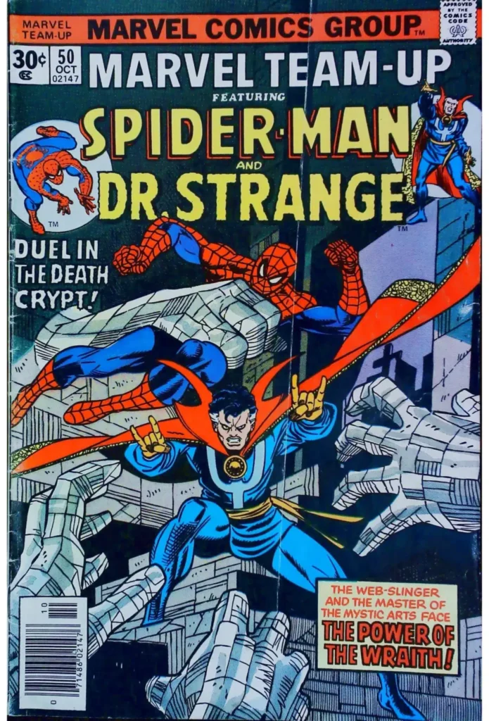 Marvel Team-Up #50, vue de l'exemplaire