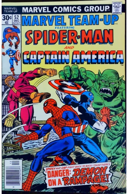 MARVEL TEAM-UP (1972) #52 - Marvel - lecubeacomics.com Couverture de MARVEL TEAM-UP (1972) #52 - par Al Milgrom - lecubeacomics.com