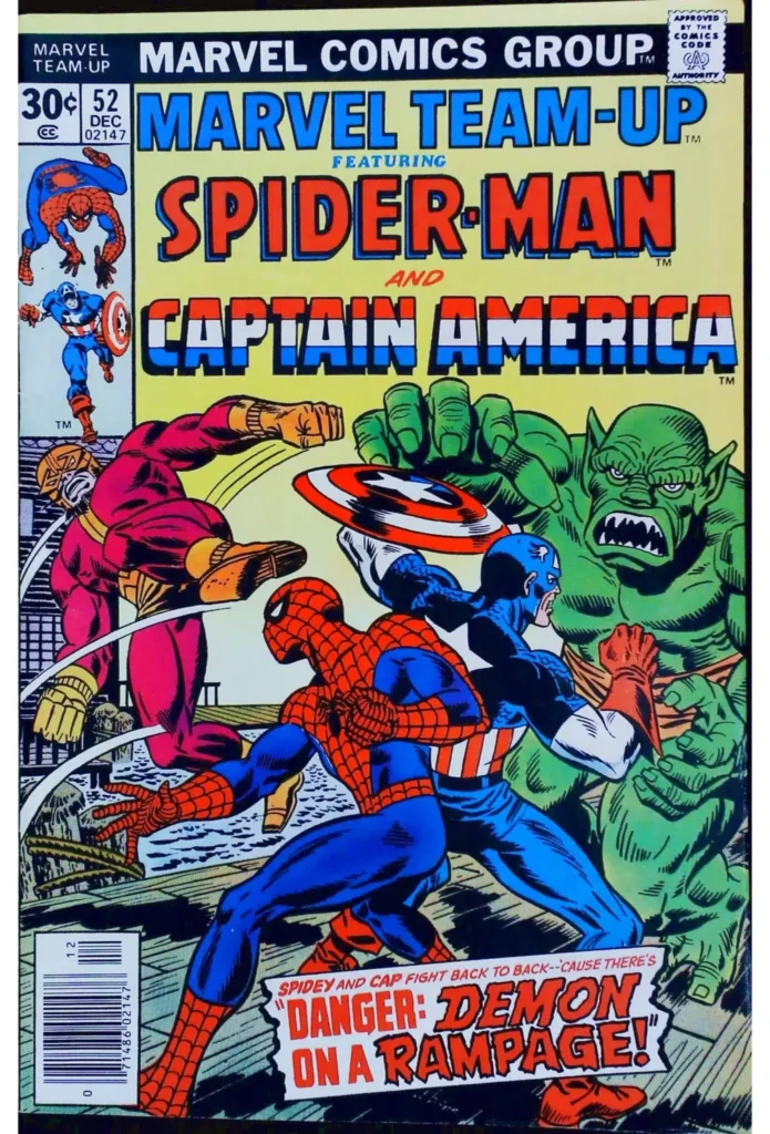 Marvel Team-Up #52, exemplaire VF 8.0, recto