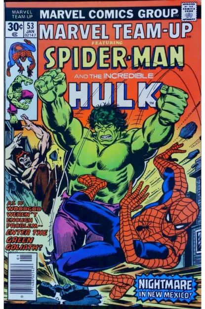 MARVEL TEAM-UP (1972) #53 - Marvel - lecubeacomics.com Couverture de MARVEL TEAM-UP (1972) #53 - par Dan Crespi - lecubeacomics.com